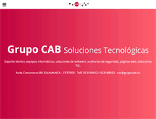 Tablet Screenshot of grupocab.es